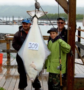 209 pound Halibut