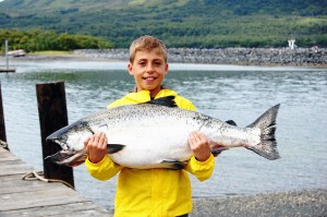Billy O'Malley's 68 Pound King Salmon b